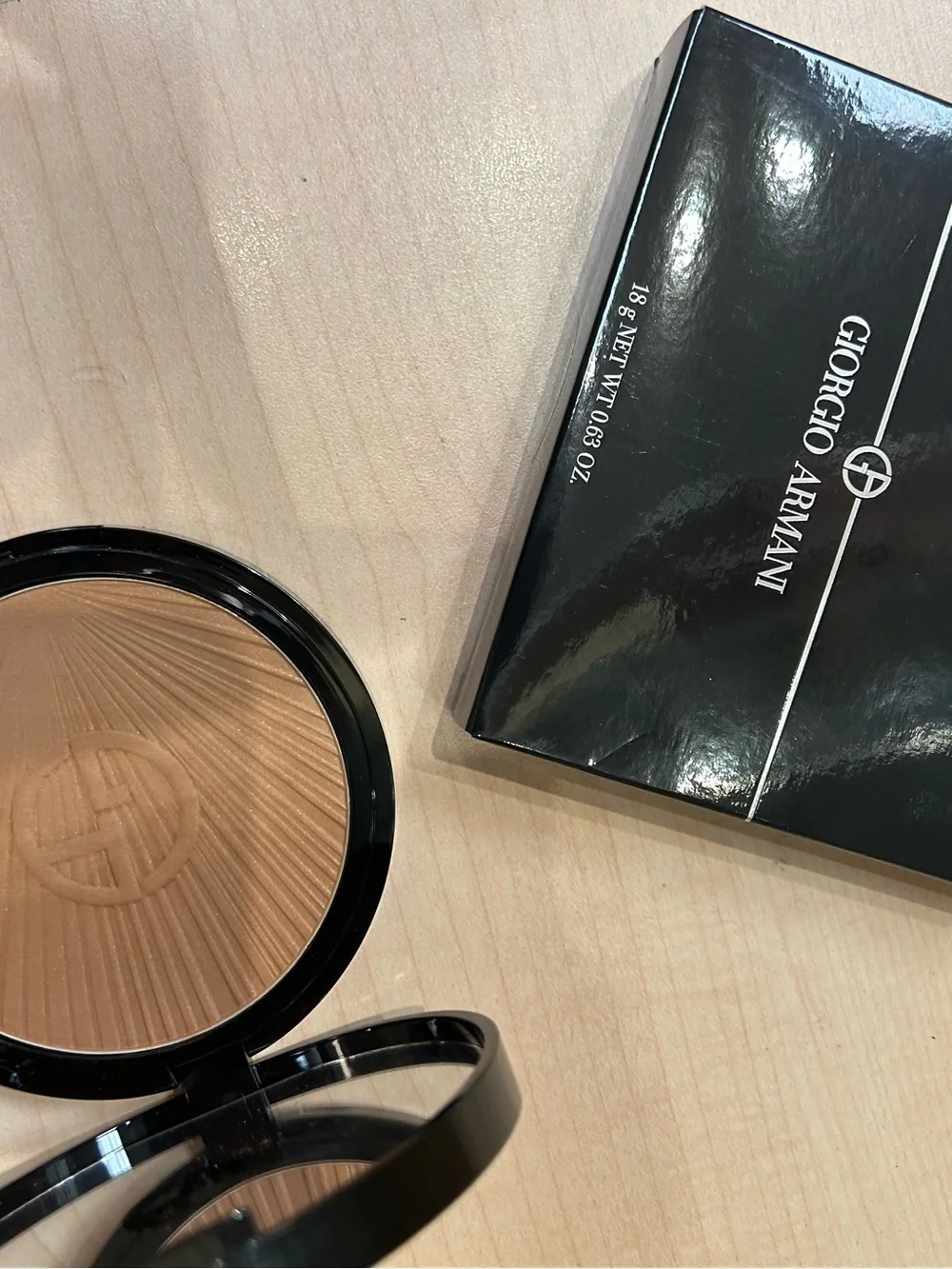 GIORGIO ARMANI Luminous Silk Sunlit Creamy Bronzing Powder #90 - 18g - NIB